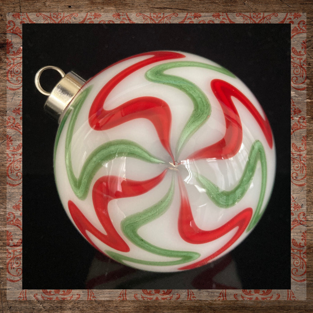 Hand blown glass Holiday decor Christmas ornament | One-of-a-kind | Unique Holiday gift