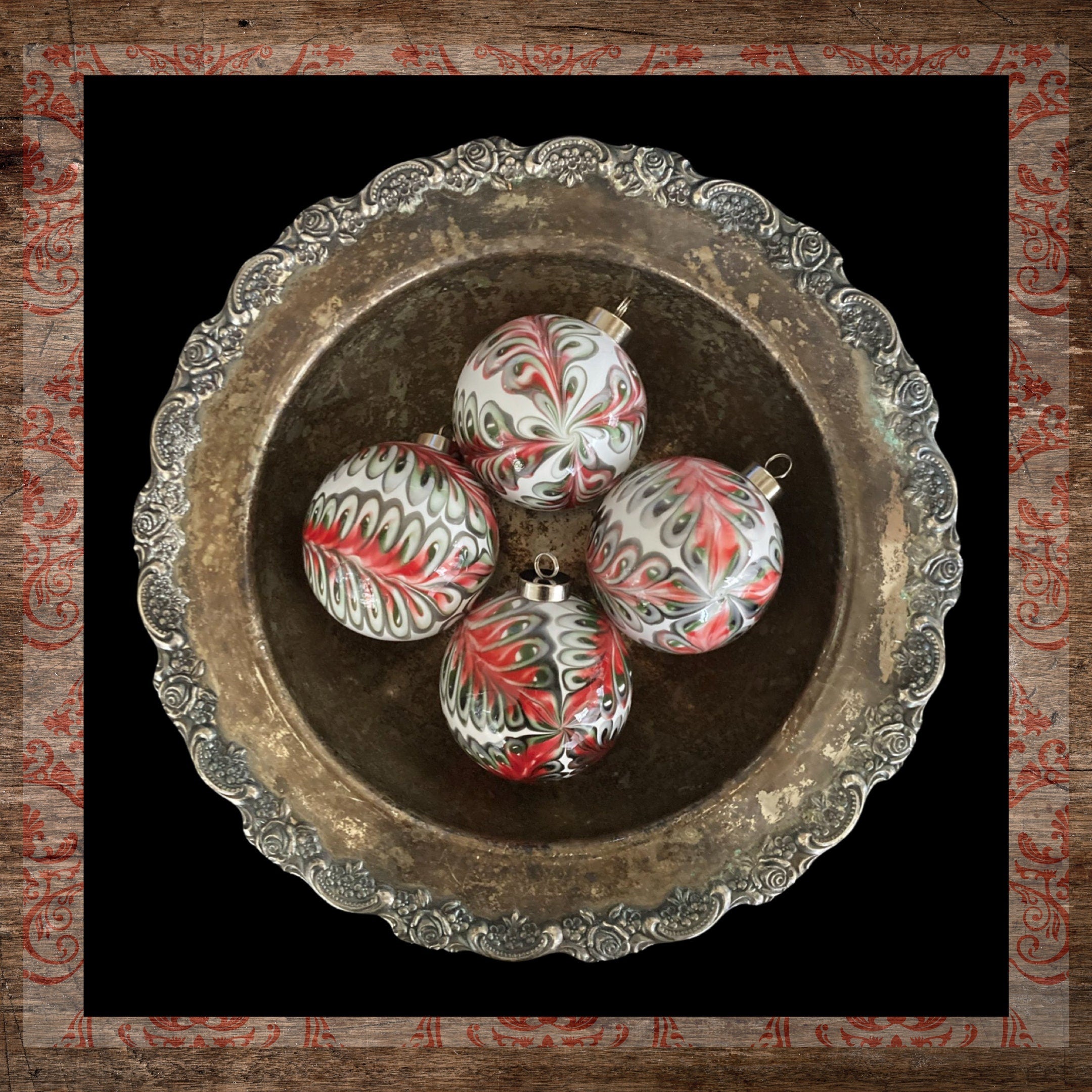 Christmas Ornament Handcrafted Blown Glass | Exclusive | Distinctive Holiday Present