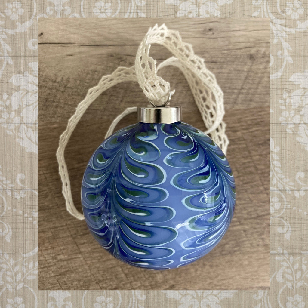 Christmas Glass Ornament | Handblown Ornament | Perfect Holiday Gift | Unique Decoration