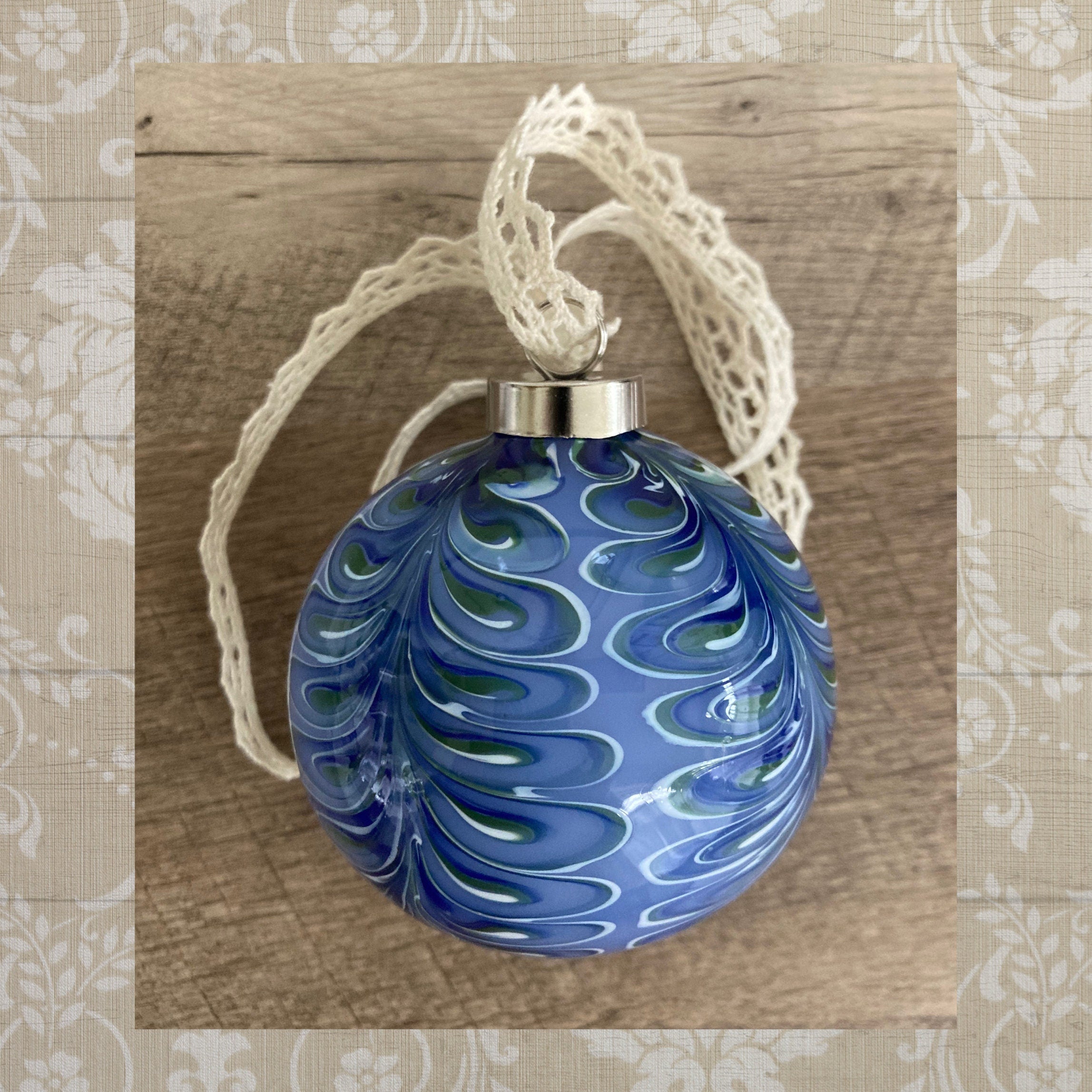 Christmas Glass Ornament | Handblown Ornament | Perfect Holiday Gift | Unique Decoration