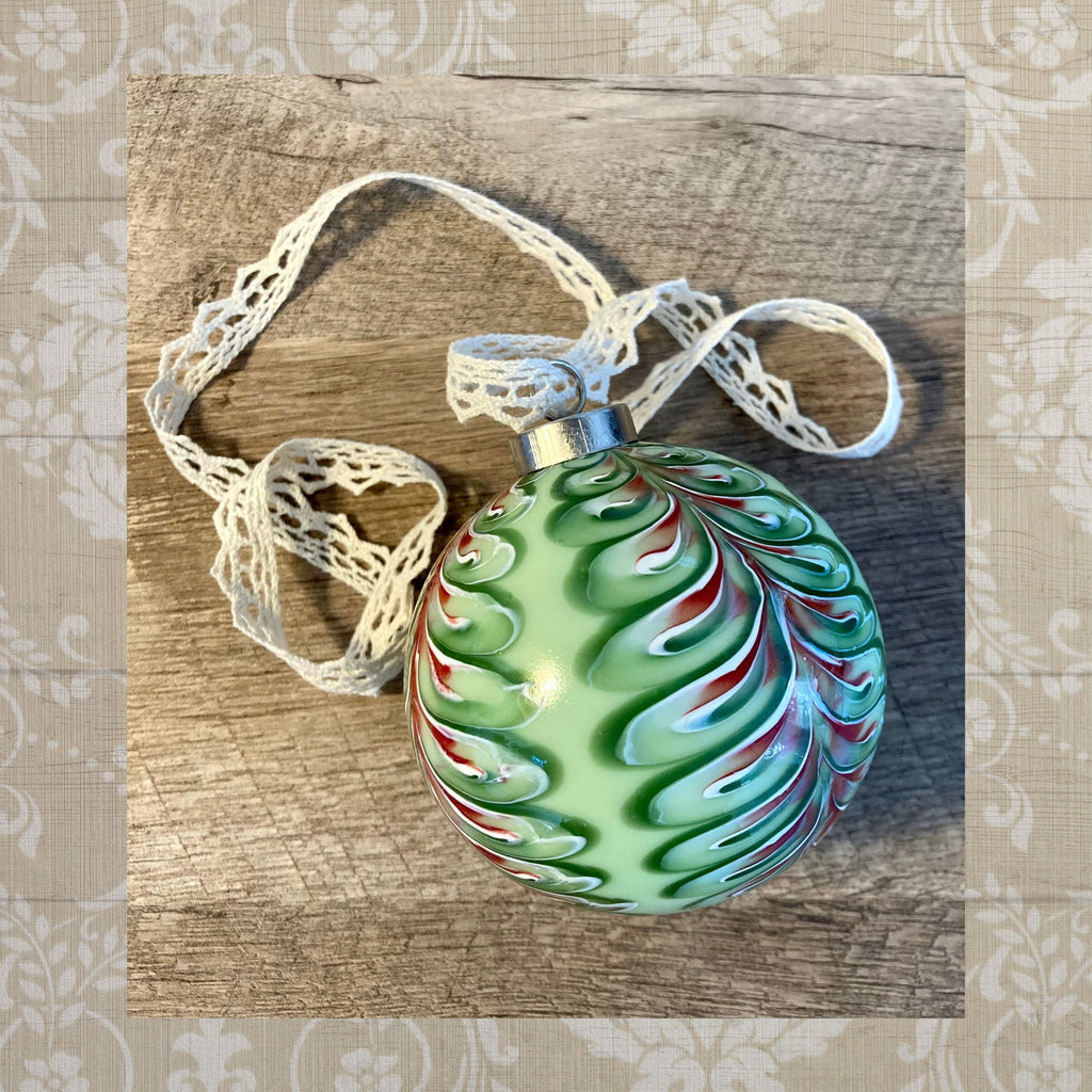 Hand-Blown Glass Christmas Ornament | Unique | One-of-a-Kind Holiday Decoration