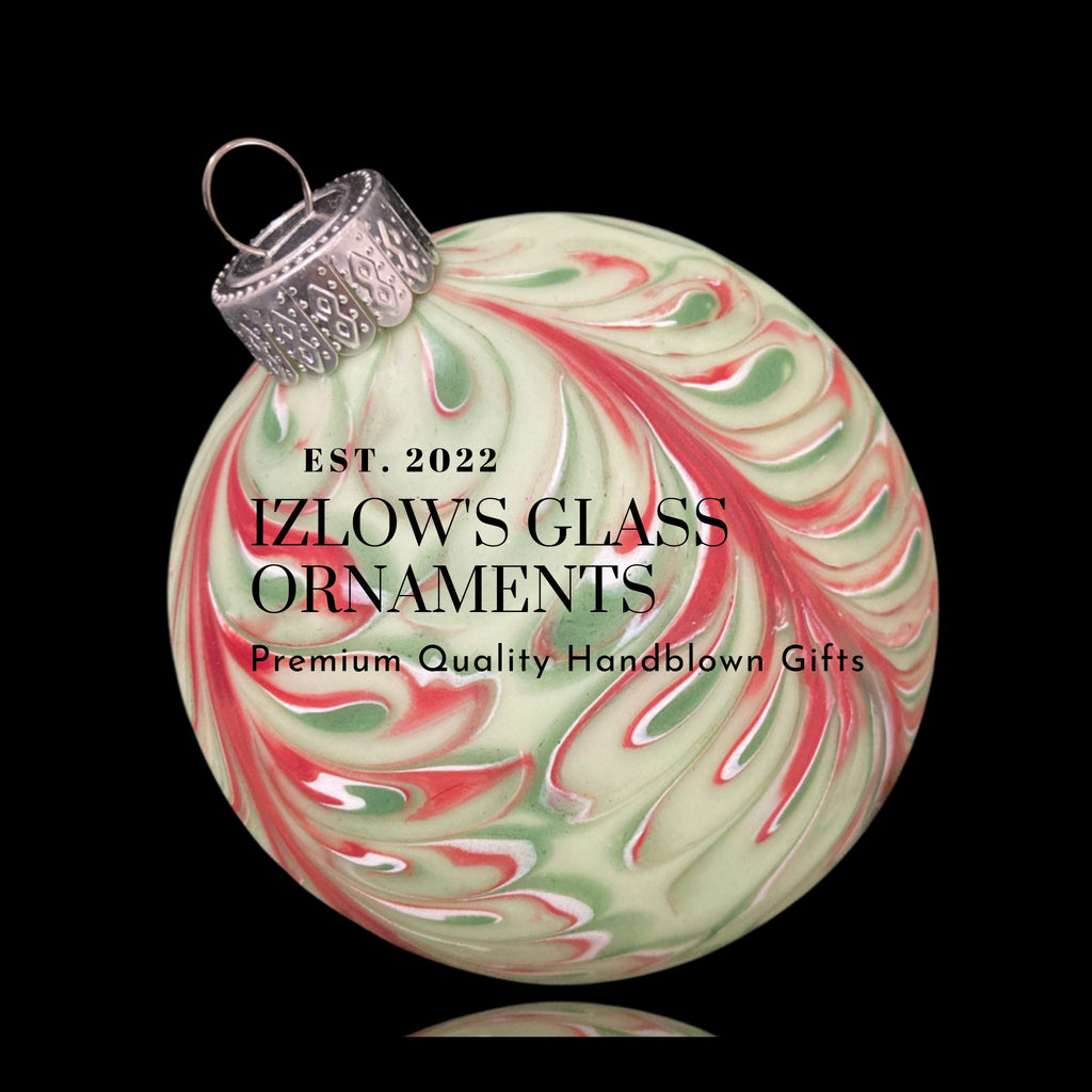 Hand blown glass Holiday decor Christmas ornament | One-of-a -kind | Unique Holiday gift