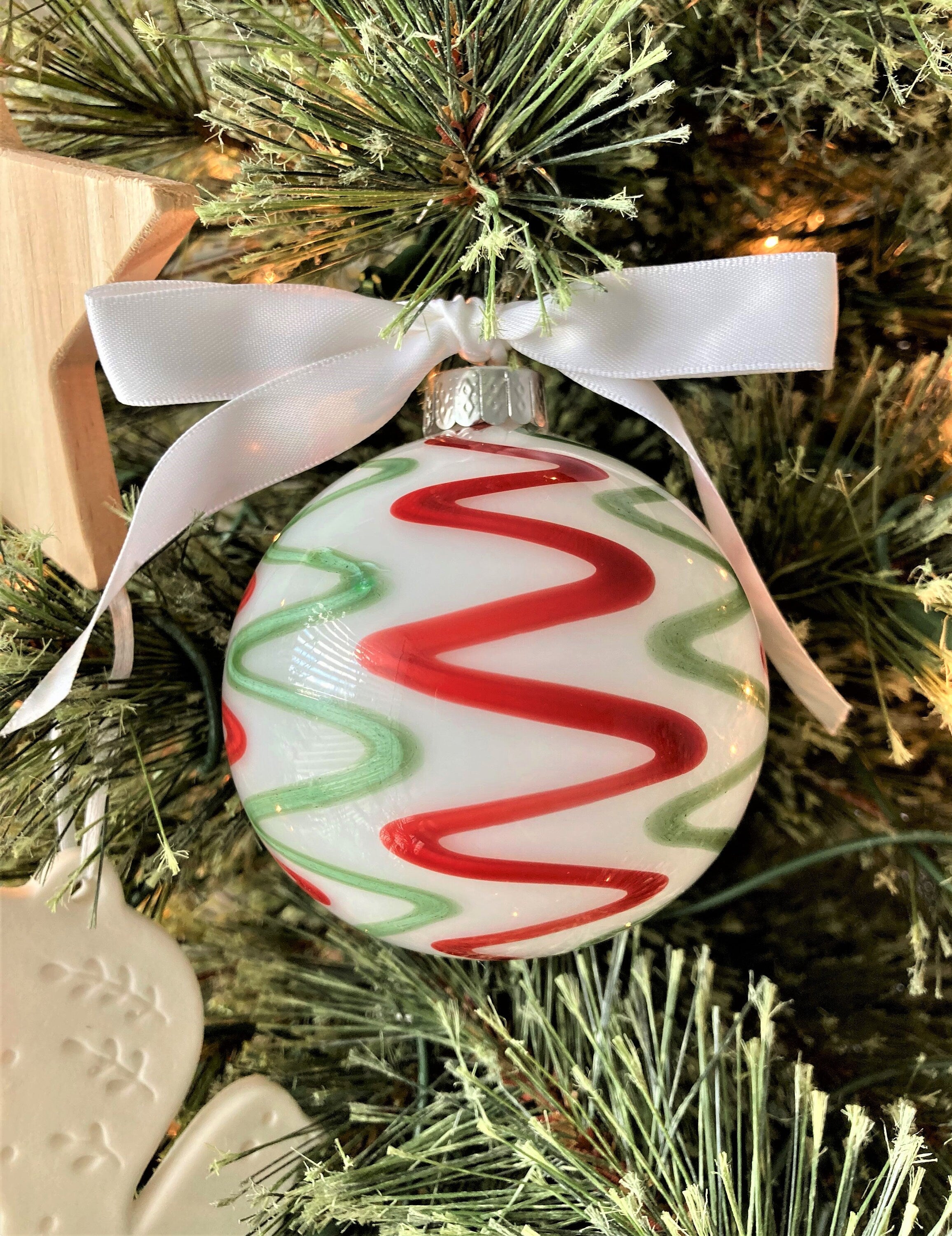 Hand blown glass holiday decor Christmas ornaments | One-of-a-kind | Unique Holiday Gift