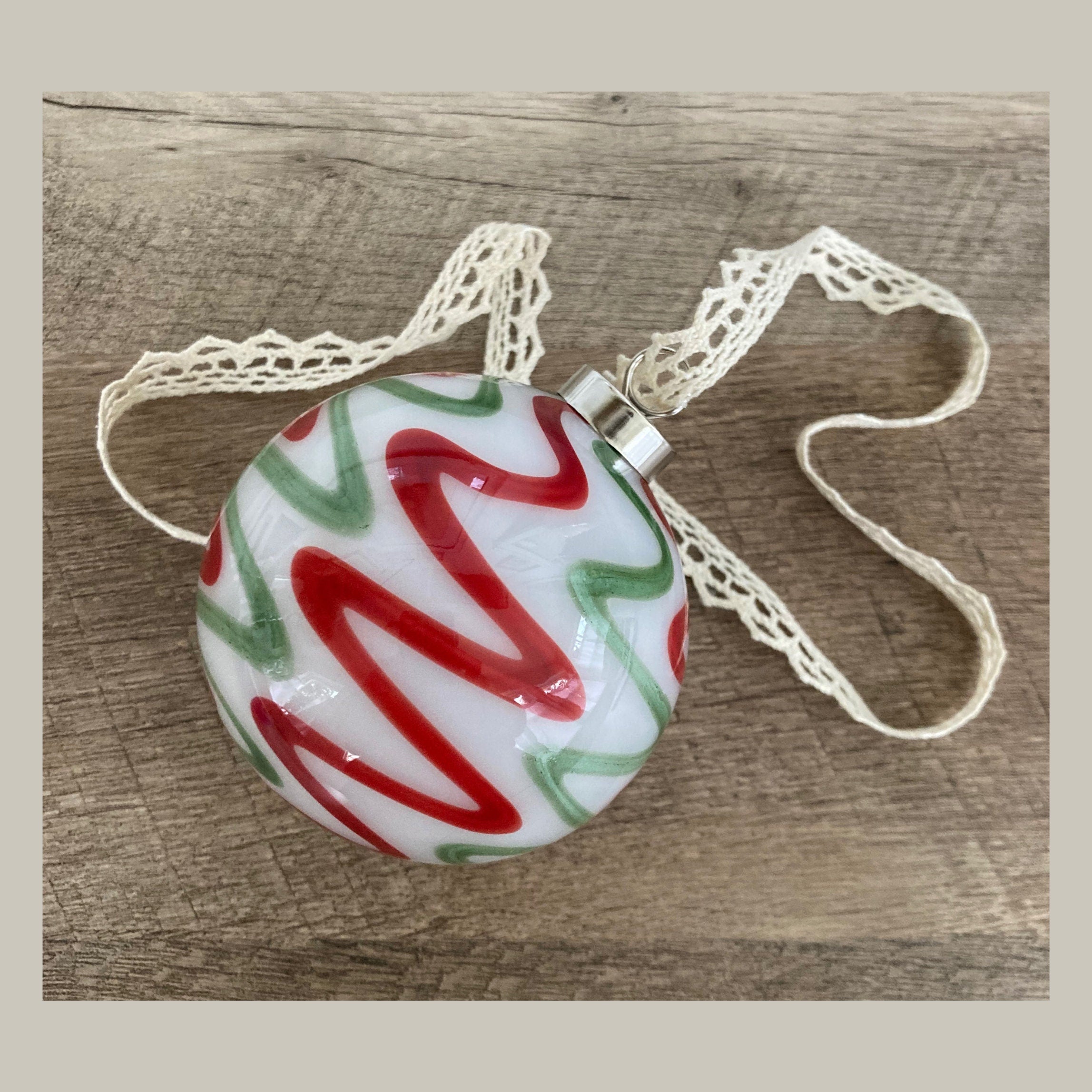 Hand blown glass holiday decor Christmas ornaments | One-of-a-kind | Unique Holiday Gift