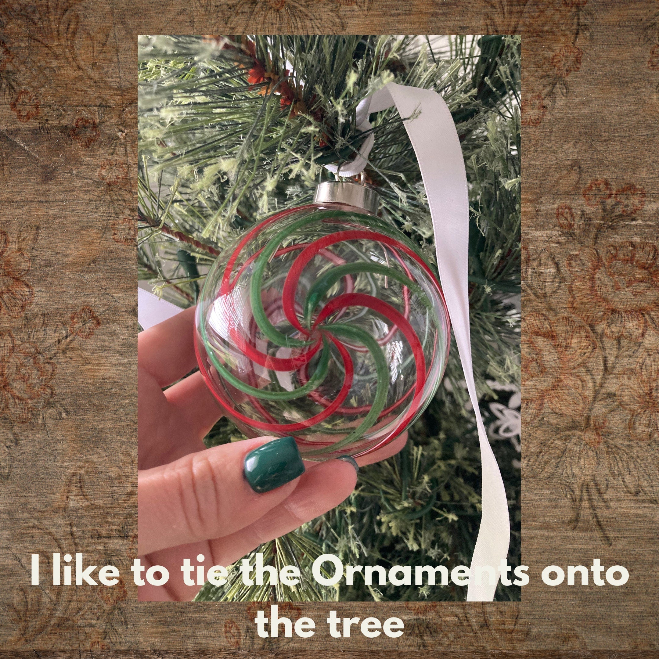 Christmas Ornament Hand-blown | one-of-a-kind | Unique Holiday Gift
