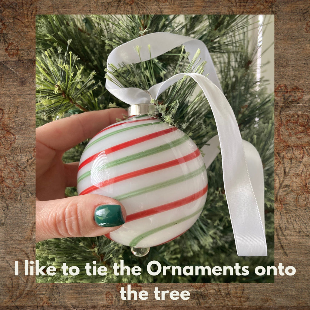 Blown Glass Christmas Ornament | One-of-a-Kind | Unique Holiday Gift