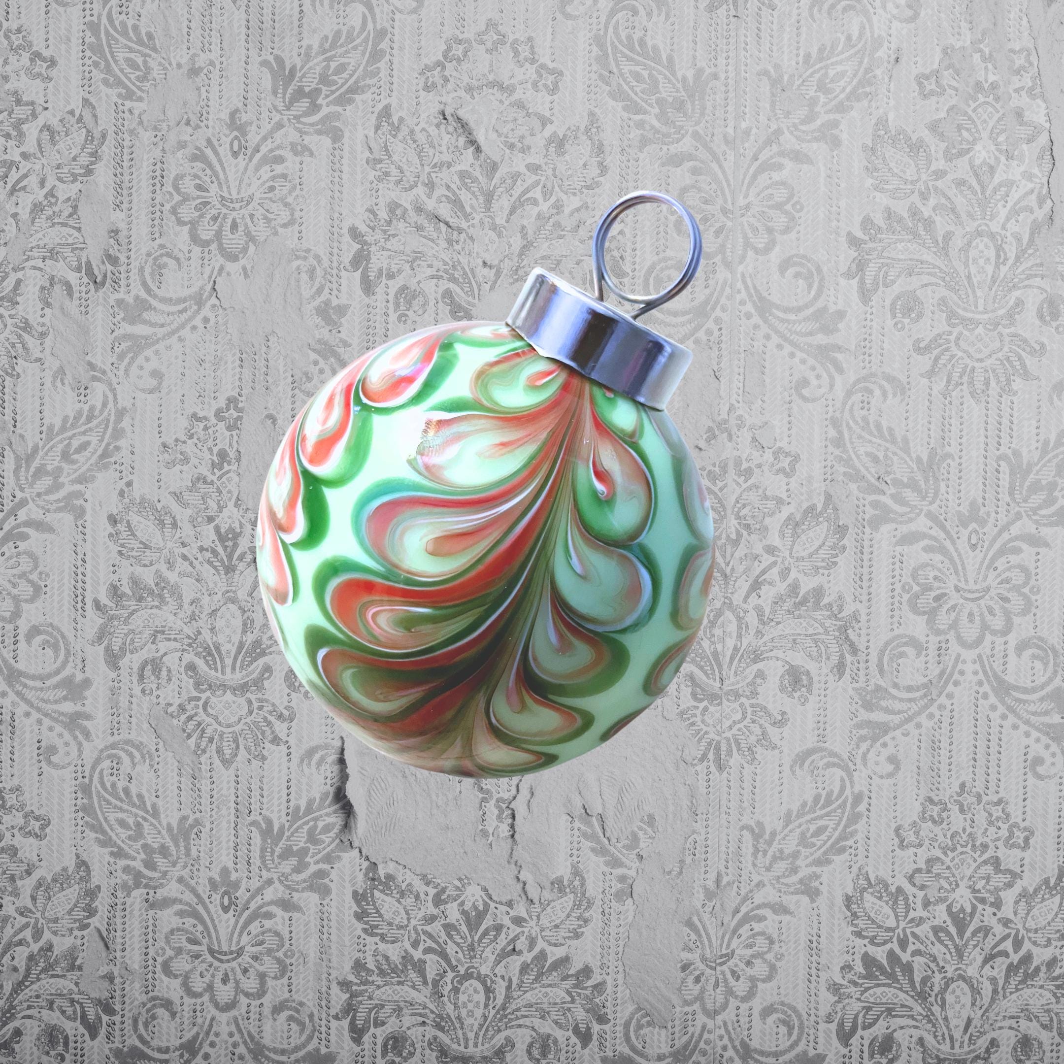 Petite Christmas Ornament Hand blown glass | Handcrafted unique gift | One-of-a-kind Decoration