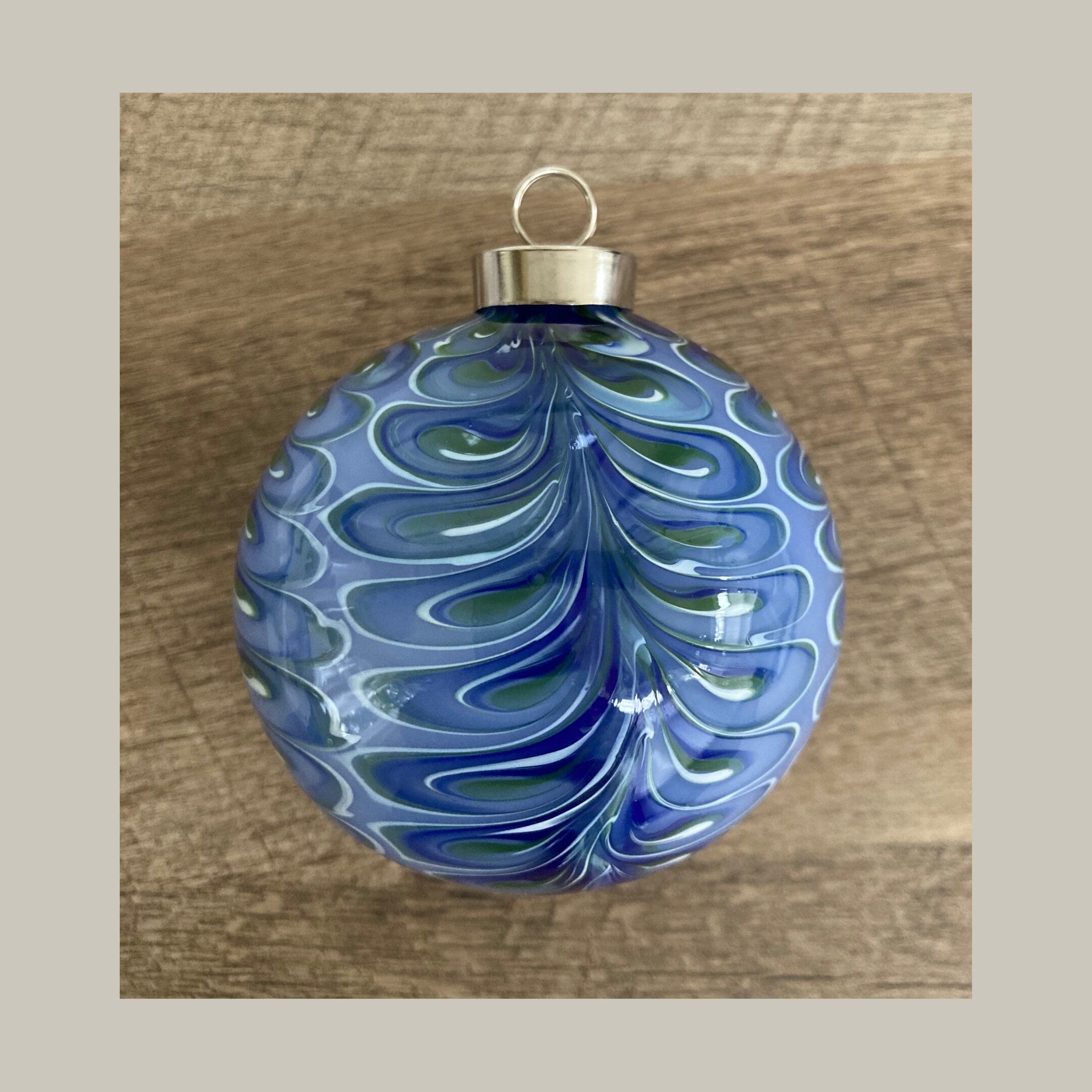 Christmas Glass Ornament | Handblown Ornament | Perfect Holiday Gift | Unique Decoration