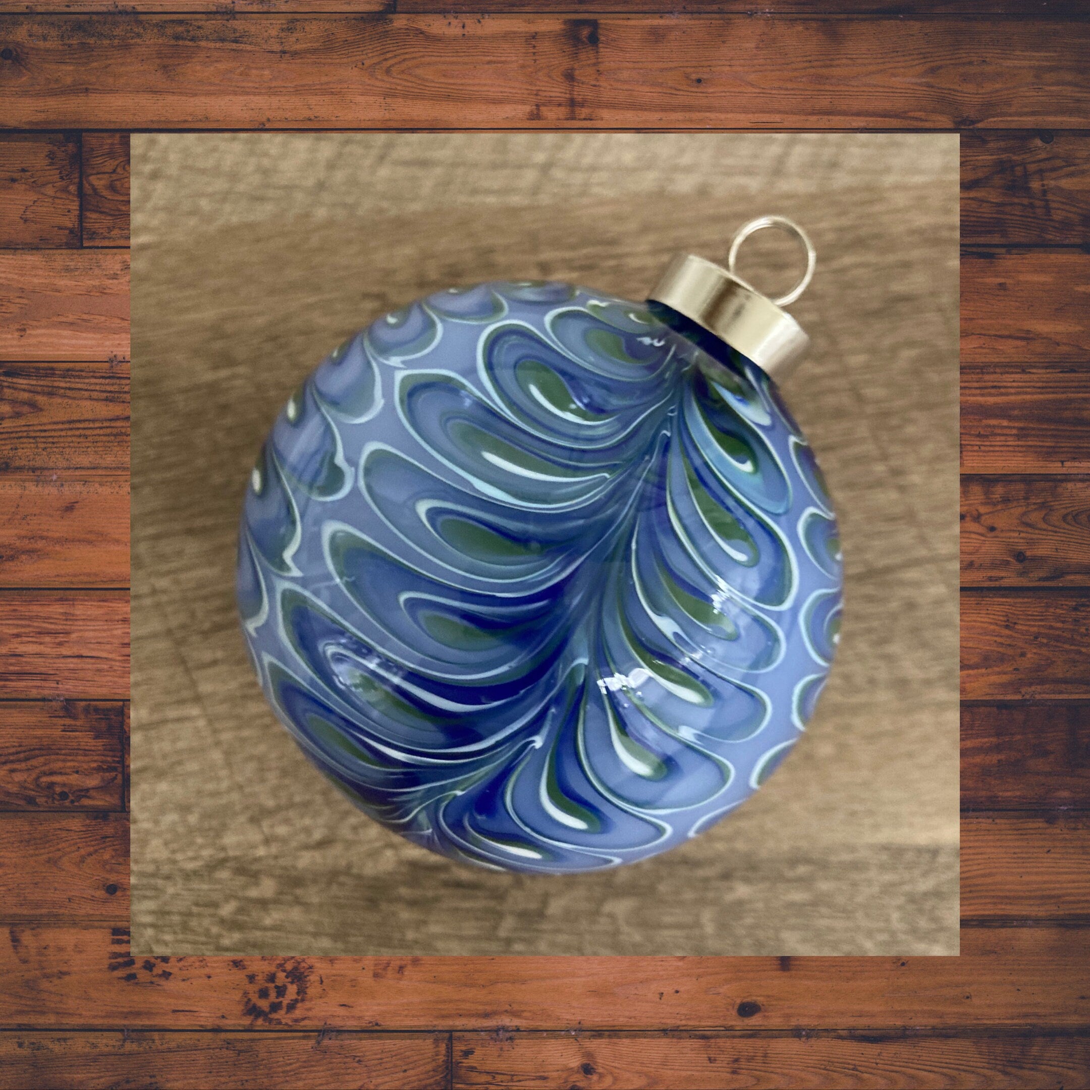 Christmas Glass Ornament | Handblown Ornament | Perfect Holiday Gift | Unique Decoration