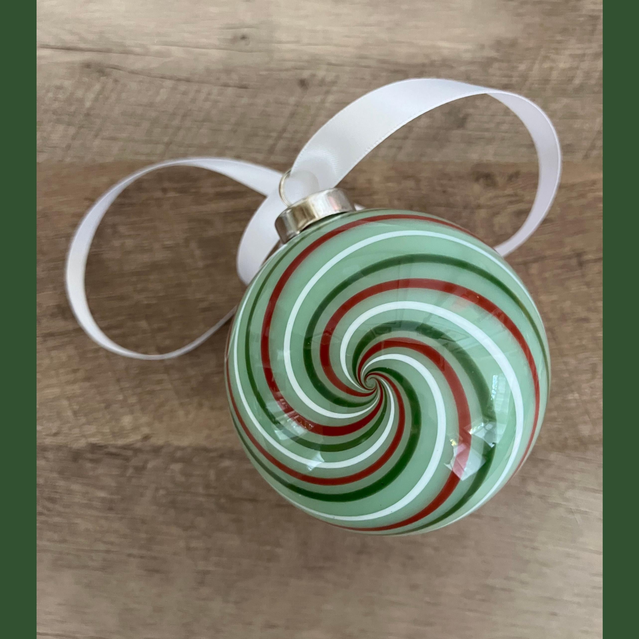 Handcrafted Blown Glass Christmas Ornament | Exclusive | Distinctive Holiday Present