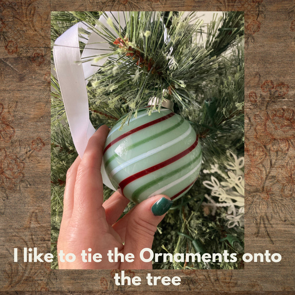 Blown Glass Christmas Ornament | one-of-a-kind | Unique holiday gift
