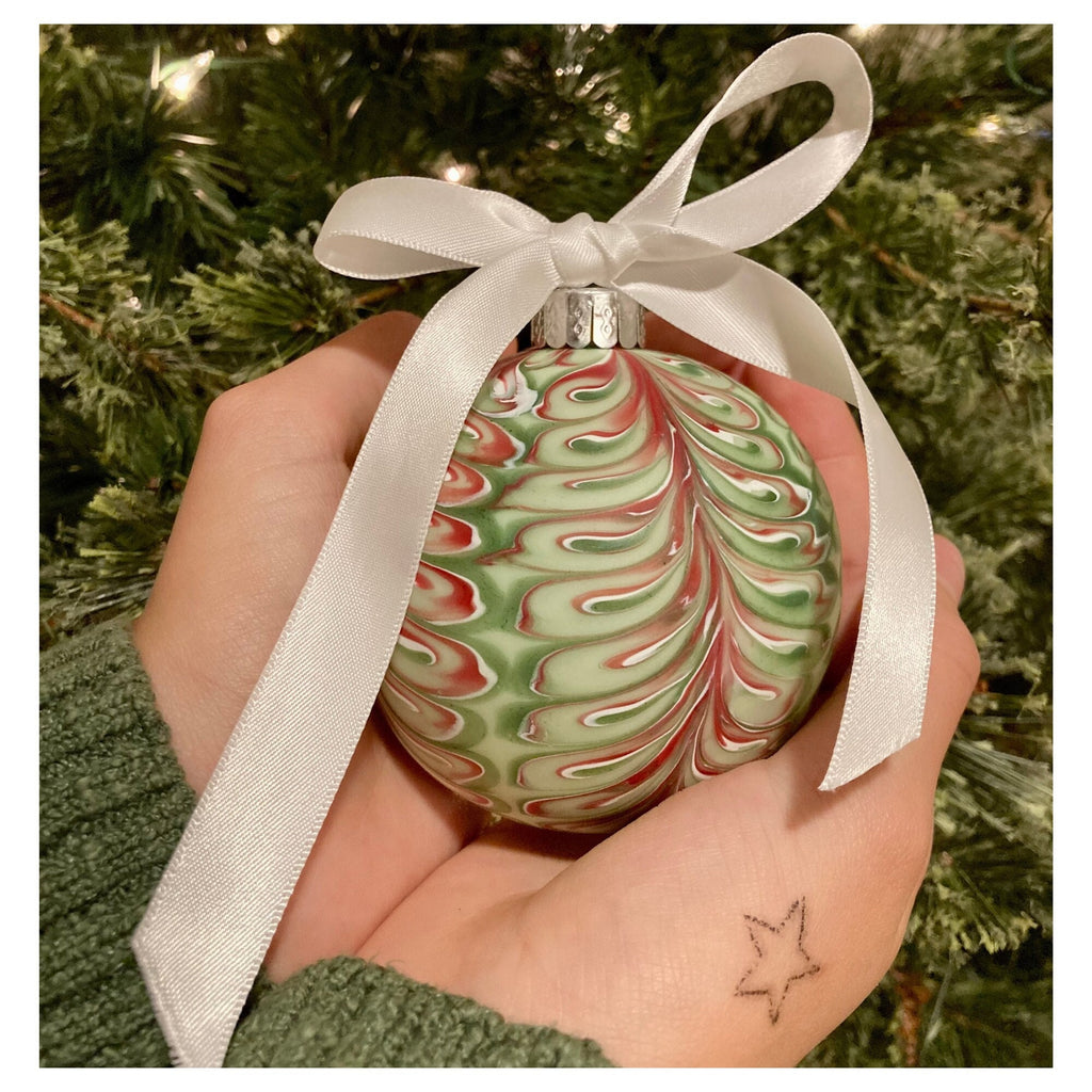 Hand blown glass Holiday decor Christmas ornament | One-of-a -kind | Unique Holiday gift