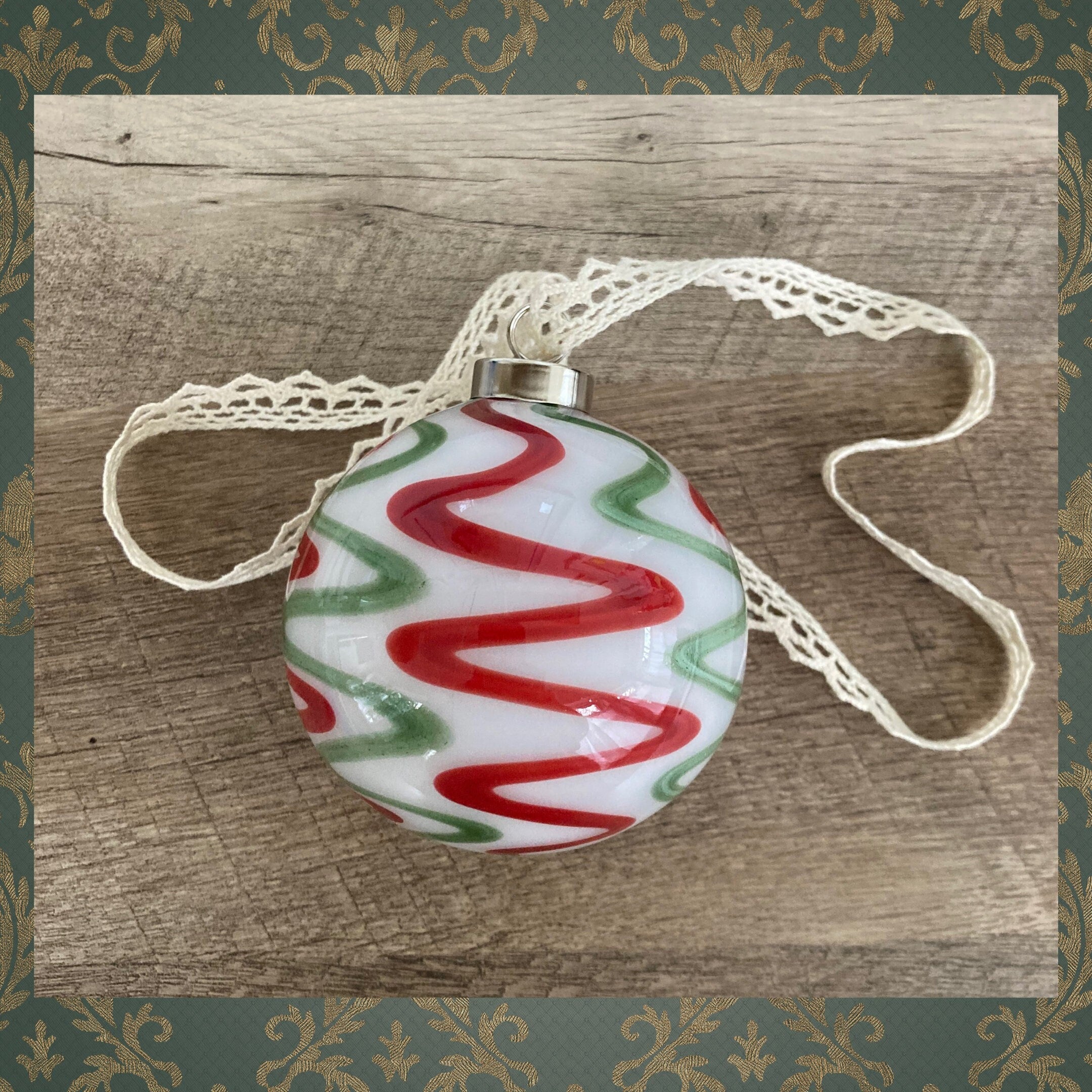 Hand blown glass holiday decor Christmas ornaments | One-of-a-kind | Unique Holiday Gift