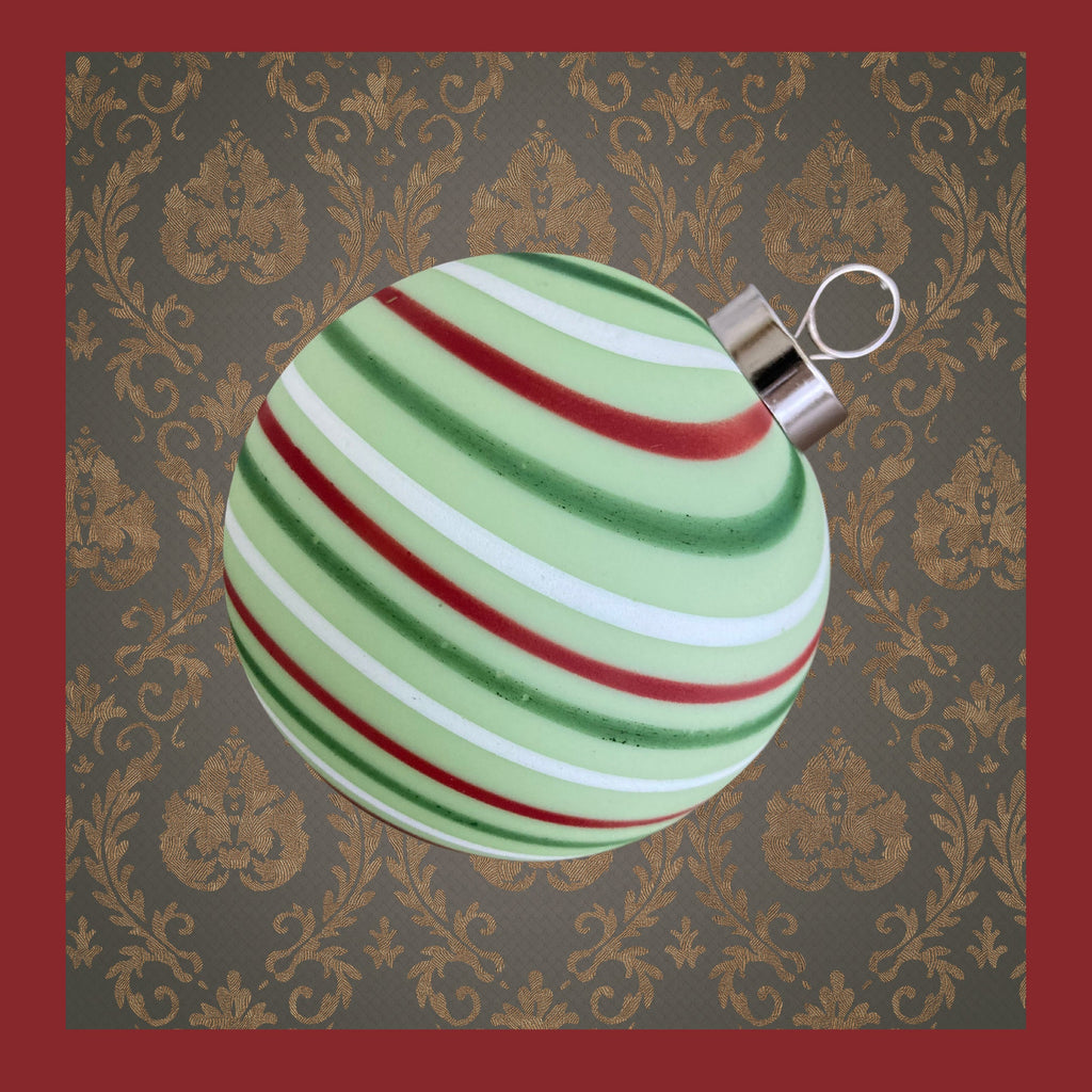 Christmas Ornament Hand-blown | one-of-a-kind | Unique Holiday Gift