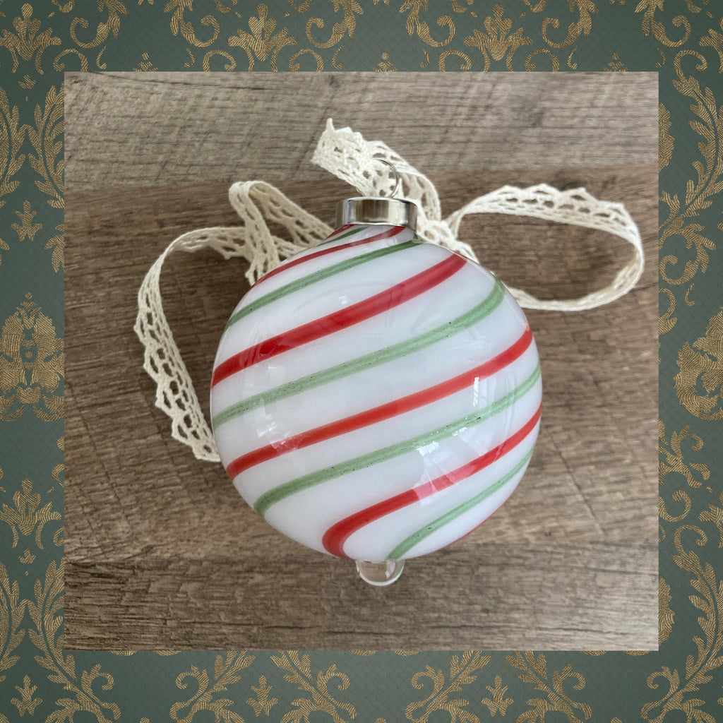 Blown Glass Christmas Ornament | One-of-a-Kind | Unique Holiday Gift