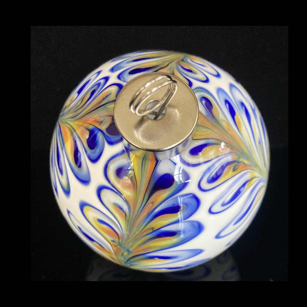 Christmas Ornament Hand-blown | one-of-a-kind | Unique Holiday Gift