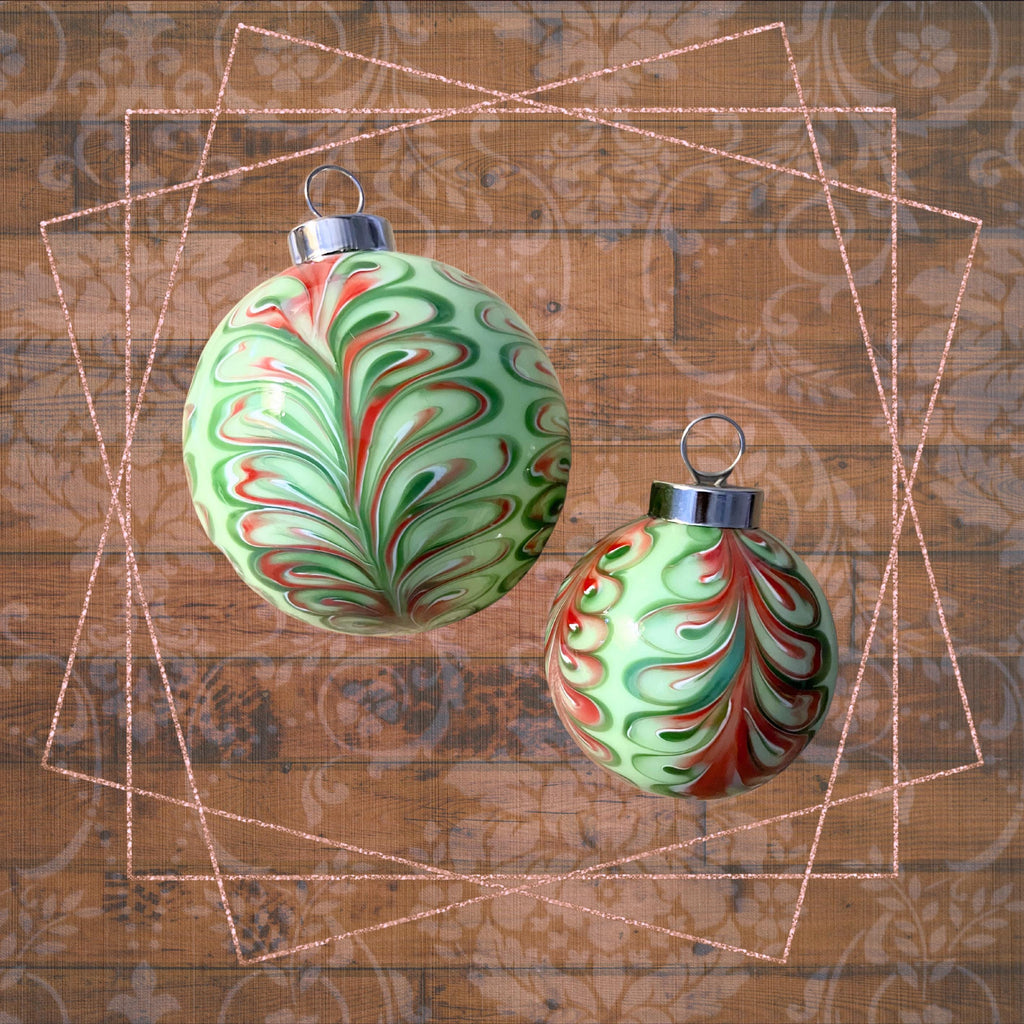 Petite Christmas Ornament Hand blown glass | Handcrafted unique gift | One-of-a-kind Decoration