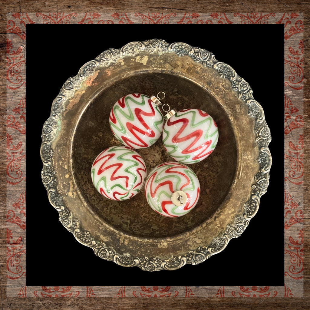 Hand blown glass holiday decor Christmas ornaments | One-of-a-kind | Unique Holiday Gift