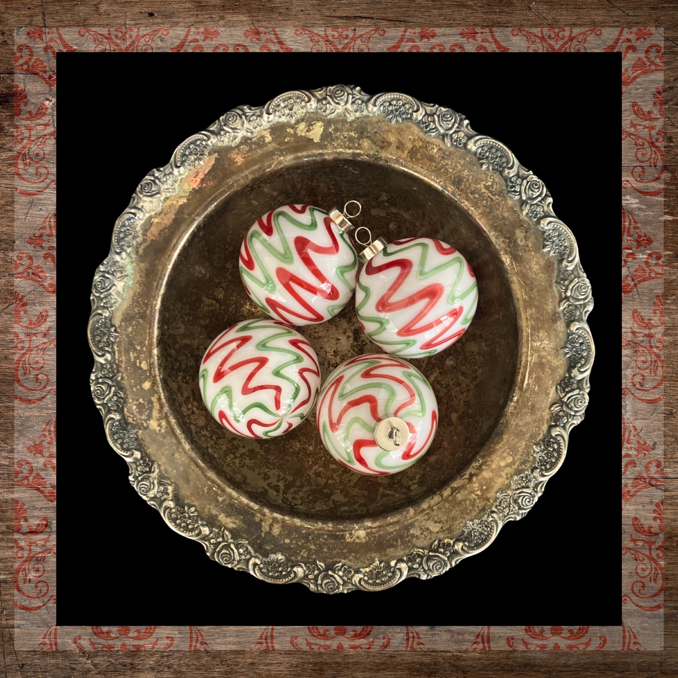 Hand blown glass holiday decor Christmas ornaments | One-of-a-kind | Unique Holiday Gift