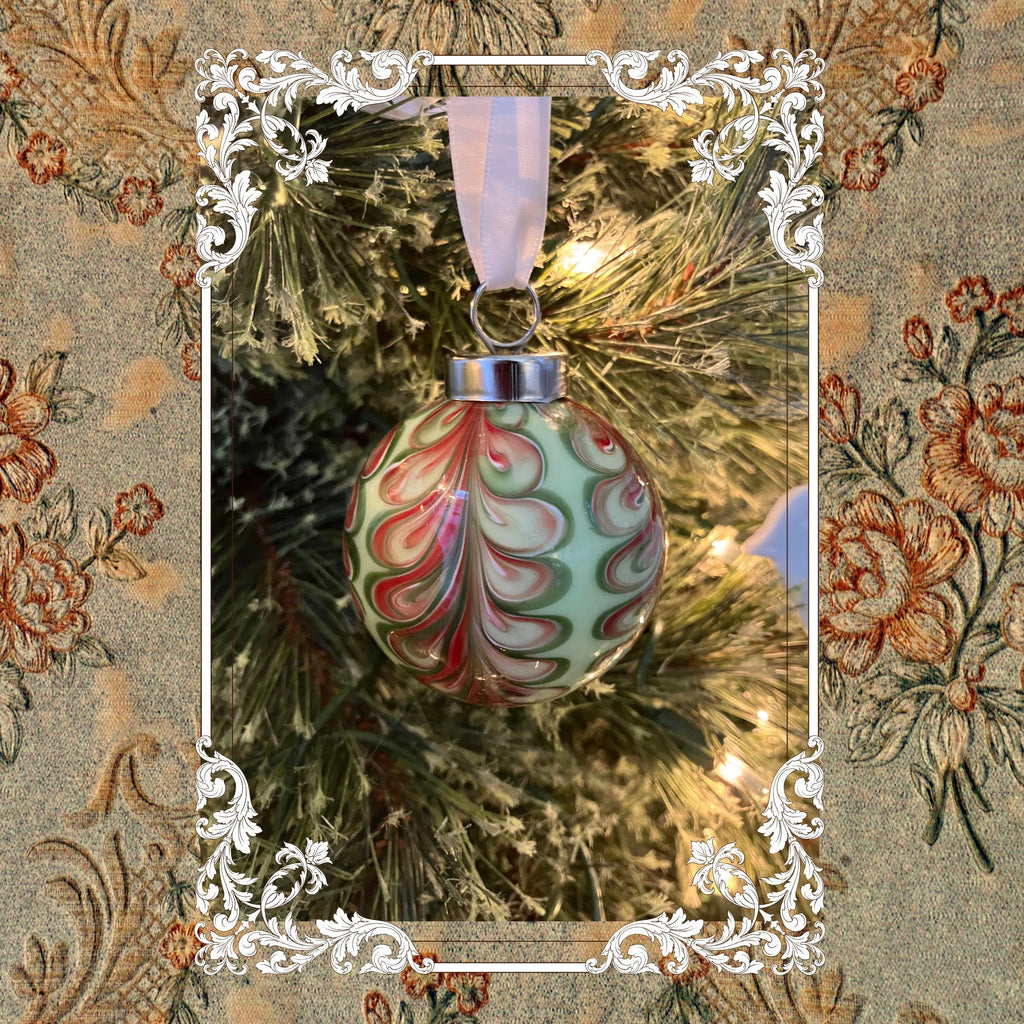 Petite Christmas Ornament Hand blown glass | Handcrafted unique gift | One-of-a-kind Decoration