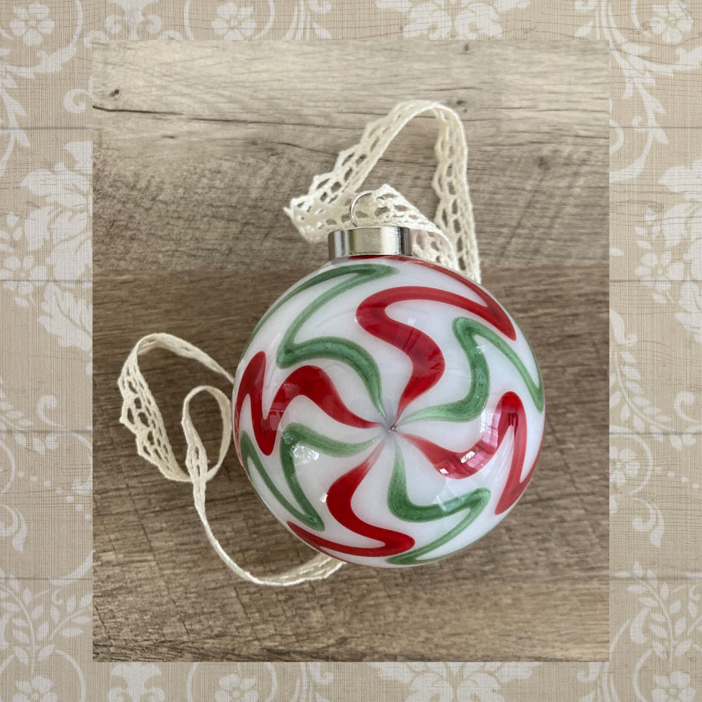 Hand blown glass Holiday decor Christmas ornament | One-of-a-kind | Unique Holiday gift