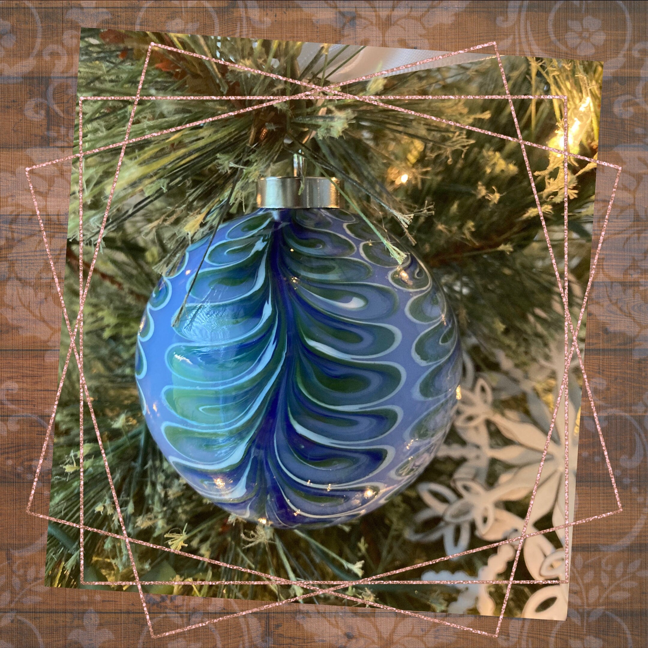 Christmas Glass Ornament | Handblown Ornament | Perfect Holiday Gift | Unique Decoration