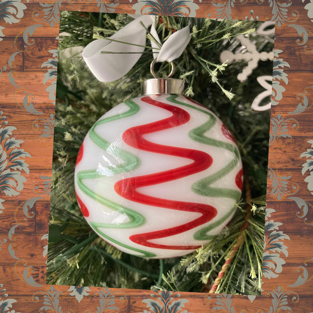 Hand blown glass holiday decor Christmas ornaments | One-of-a-kind | Unique Holiday Gift