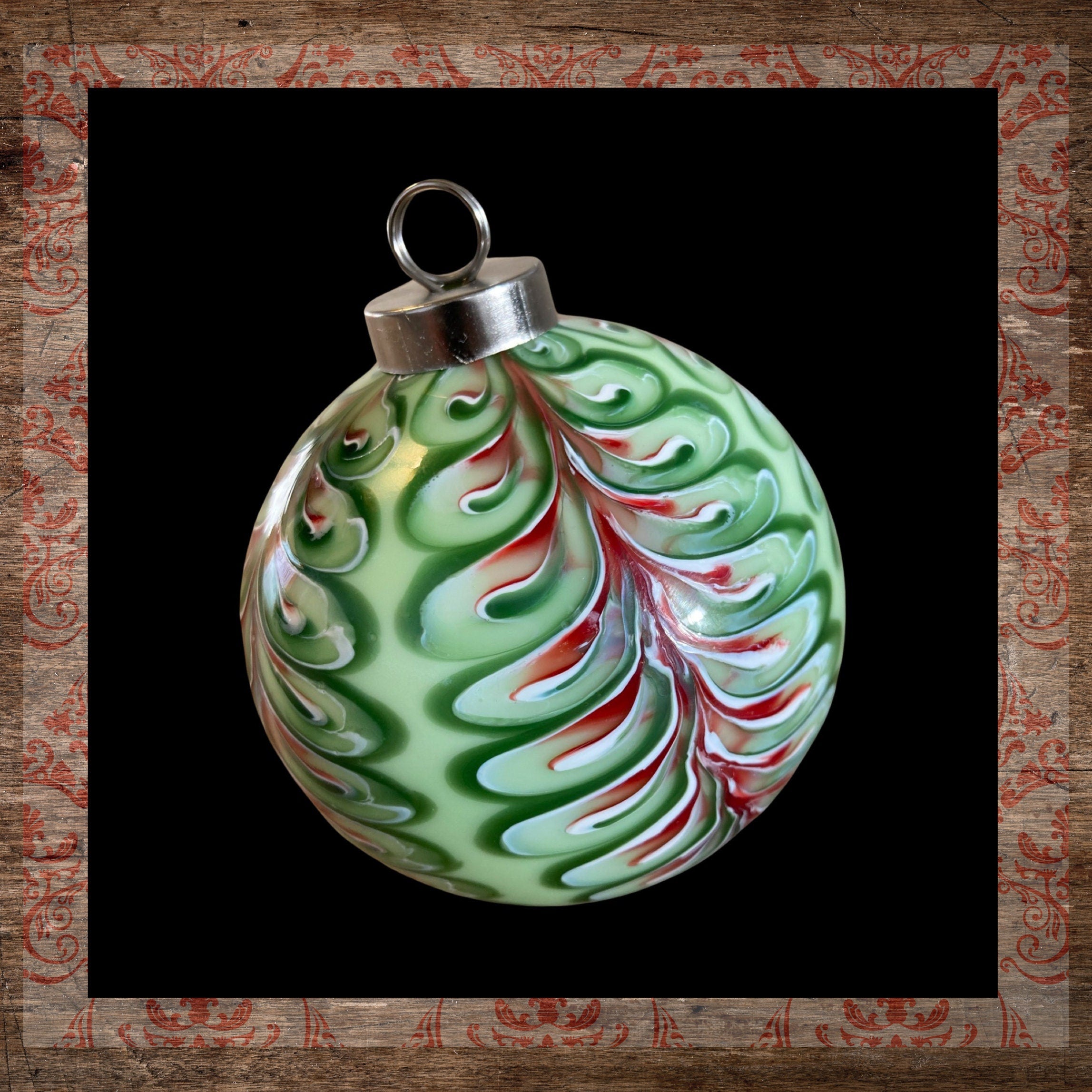 Hand-Blown Glass Christmas Ornament | Unique | One-of-a-Kind Holiday Decoration