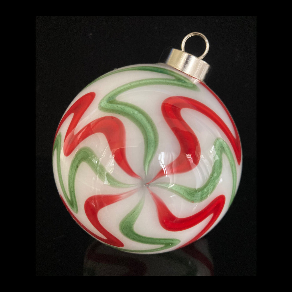 Hand blown glass Holiday decor Christmas ornament | One-of-a-kind | Unique Holiday gift