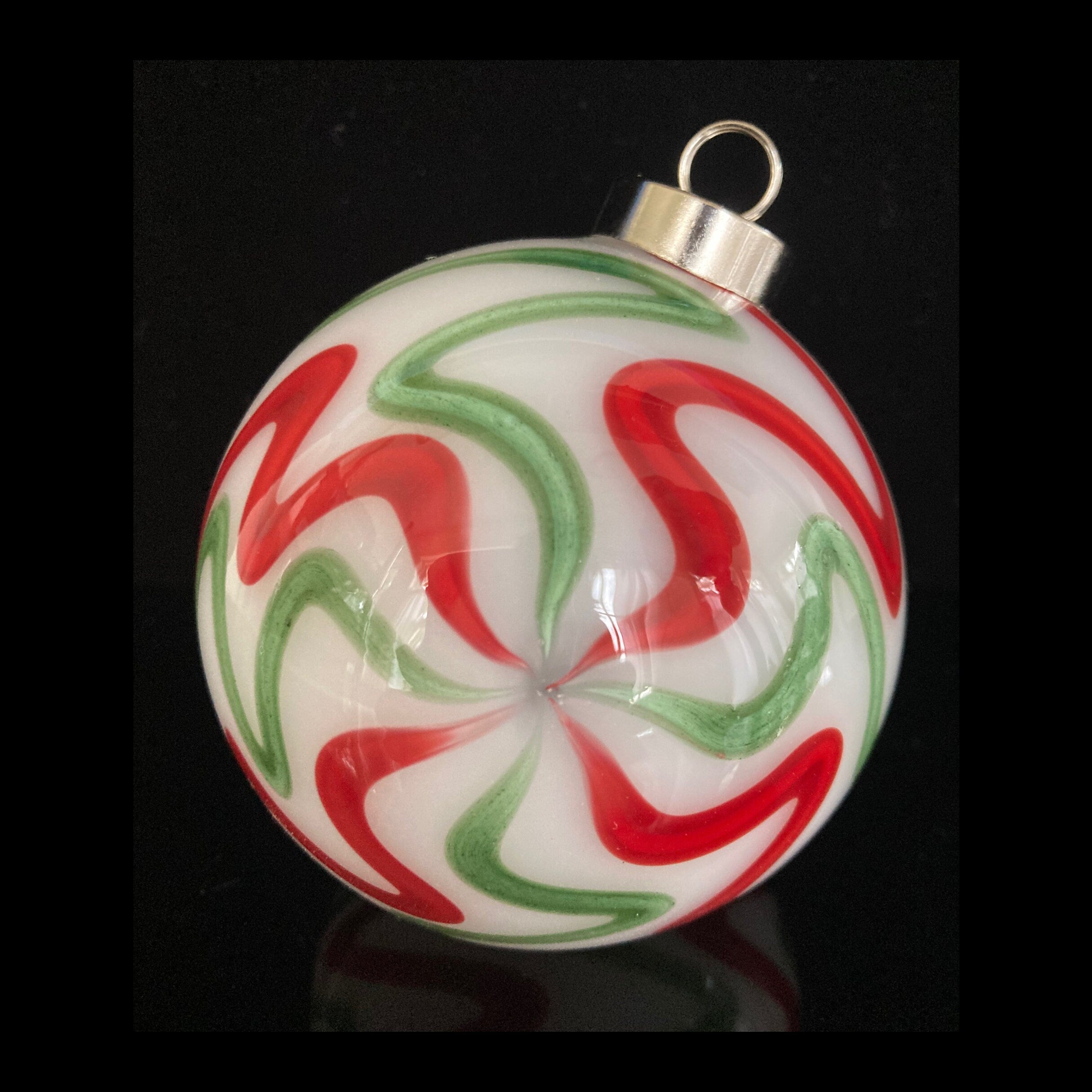 Hand blown glass Holiday decor Christmas ornament | One-of-a-kind | Unique Holiday gift
